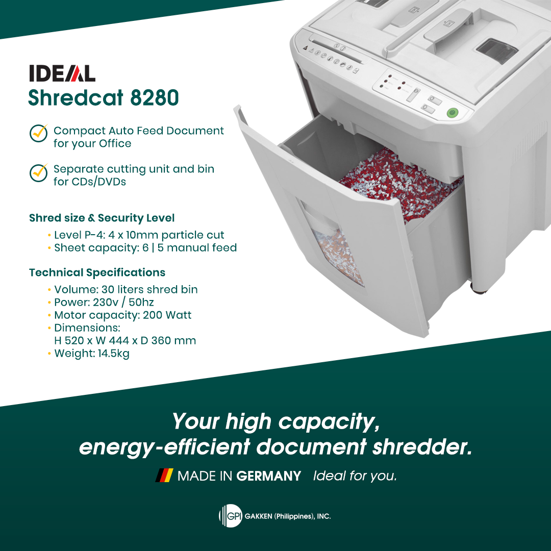 IDEAL SHREDCAT 8280: Secure Your Office and Get Rid of Clutter!