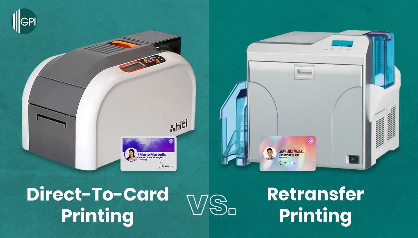 Plastic sale card printer